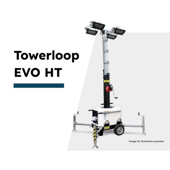 Мобилна осветителна кула Towerloop EVO HT