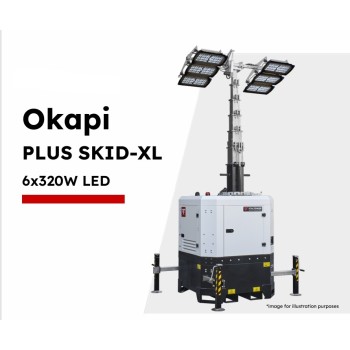 Мобилна осветителна кула Okapi  PLUS SKID-XL 